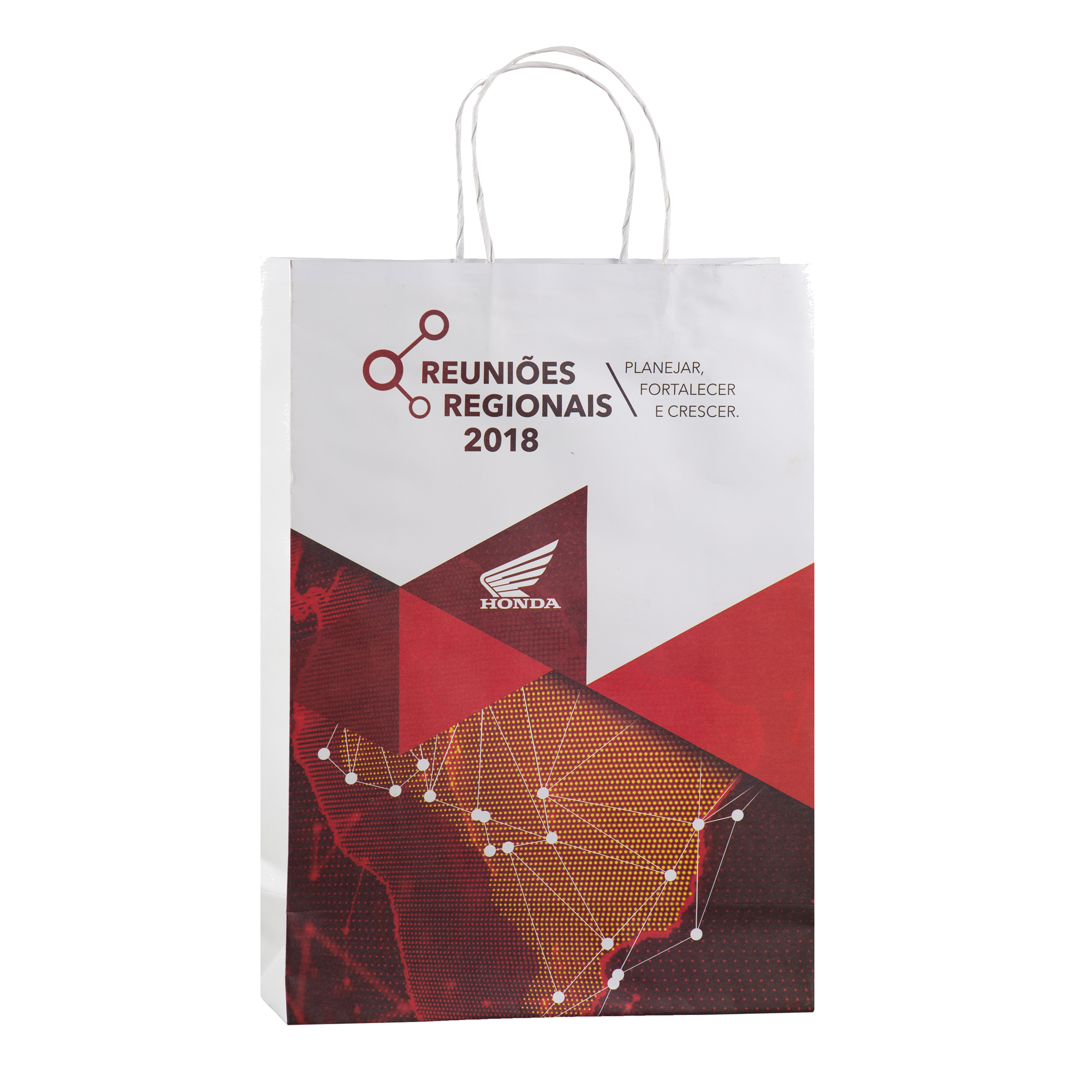 Sacolas em Papel Off-Set — exemplo personalizado — foto 1
